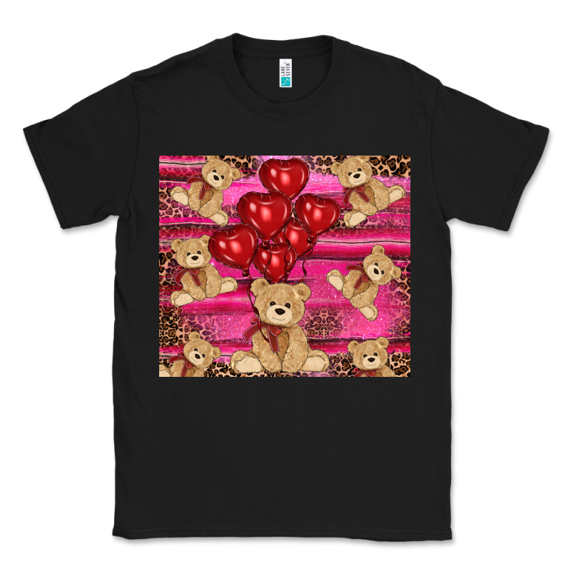 Valentines Day Teddy Bear Tumbler Classic Tee by RanaPortraitStore | Teevron