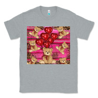Heather Grey valentines day teddy bear tumbler Classic Tee - RanaPortraitStore