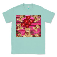 Seafoam valentines day teddy bear tumbler Classic Tee - RanaPortraitStore