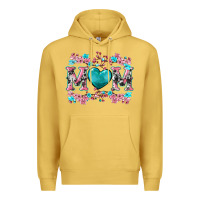 Antique Gold cherry blossoms mom Premium Hoodie - Artiststas