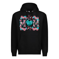 Black cherry blossoms mom Premium Hoodie - Artiststas