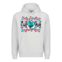 Dove Grey cherry blossoms mom Premium Hoodie - Artiststas