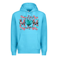 Ocean Blue cherry blossoms mom Premium Hoodie - Artiststas
