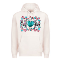 Pale Pink cherry blossoms mom Premium Hoodie - Artiststas