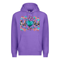 Purple cherry blossoms mom Premium Hoodie - Artiststas