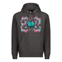Smoke cherry blossoms mom Premium Hoodie - Artiststas