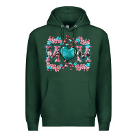 Sports Green cherry blossoms mom Premium Hoodie - Artiststas