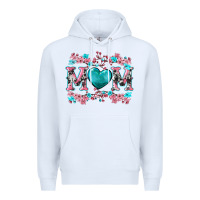 White cherry blossoms mom Premium Hoodie - Artiststas