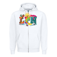 White lpn summer Zipper Hoodie - RanaPortraitStore