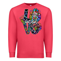 Cardinal love autism Premium Sweatshirt - SublimationCraftShop