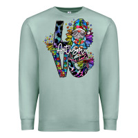 Seafoam love autism Premium Sweatshirt - SublimationCraftShop