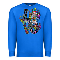 True Royal love autism Premium Sweatshirt - SublimationCraftShop