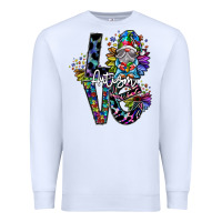 White love autism Premium Sweatshirt - SublimationCraftShop