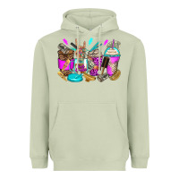 Matcha hair hustler coffee cups Heavyweight Hoodie - Zillion Design Studio