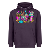 Plum hair hustler coffee cups Heavyweight Hoodie - Zillion Design Studio