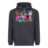Smoke hair hustler coffee cups Heavyweight Hoodie - Zillion Design Studio