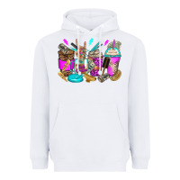 White hair hustler coffee cups Heavyweight Hoodie - Zillion Design Studio