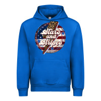 Cobalt Western Stars and Stripes Urban Hoodie - LillyAllenDesigns