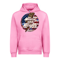 Fuchsia Pink Western Stars and Stripes Urban Hoodie - LillyAllenDesigns