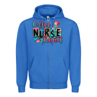 True Royal coffee nurse repeat Zipper Hoodie - RanaPortraitStore