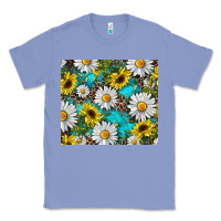 Colony Blue western daisy and sunflower Classic Tee - RanaPortraitStore