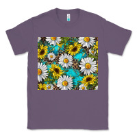 Lavender western daisy and sunflower Classic Tee - RanaPortraitStore