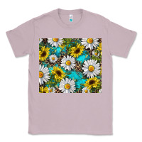 Lilac western daisy and sunflower Classic Tee - RanaPortraitStore