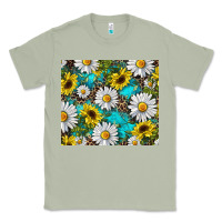 Matcha western daisy and sunflower Classic Tee - RanaPortraitStore