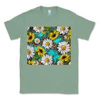 Sage western daisy and sunflower Classic Tee - RanaPortraitStore