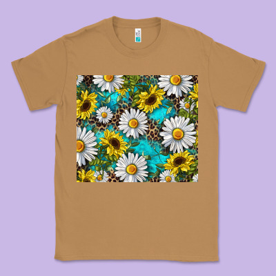 Western Daisy And Sunflower Classic Tee Designed By Ranaportraitstore