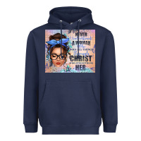 Navy never underestimate a woman who does all things th Heavyweight Hoodie - texasbilliewilder