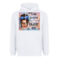 White never underestimate a woman who does all things th Heavyweight Hoodie - texasbilliewilder