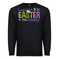 Black happy easter nurse Premium Sweatshirt - Neo Western