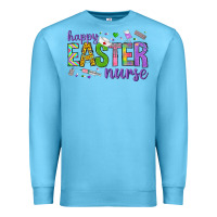 Ocean Blue happy easter nurse Premium Sweatshirt - Neo Western