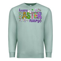 Seafoam happy easter nurse Premium Sweatshirt - Neo Western