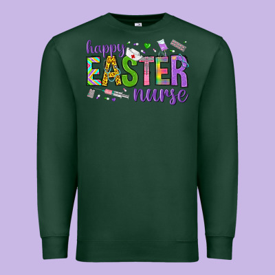 Happy Easter Nurse Premium Sweatshirt Designed By Neo Western