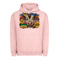 Pigment Salmon western background baby calf Urban Hoodie - BarkalooDesign