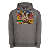 Pigment Tornado western background baby calf Urban Hoodie - BarkalooDesign