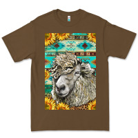 Cacao Western Lincoln Sheep Premium Tee - LillyAllenDesigns