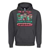 Smoke im a nurse whats your superpower Zipper Hoodie - RanaPortraitStore