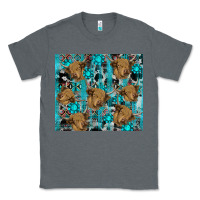 Charcoal Heather western aztec highland cow Classic Tee - RanaPortraitStore