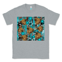 Heather Grey western aztec highland cow Classic Tee - RanaPortraitStore