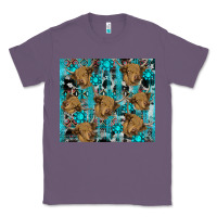 Lavender western aztec highland cow Classic Tee - RanaPortraitStore