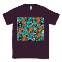 Plum western aztec highland cow Classic Tee - RanaPortraitStore