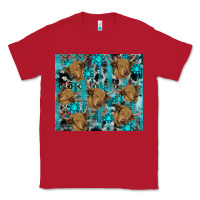 Red western aztec highland cow Classic Tee - RanaPortraitStore