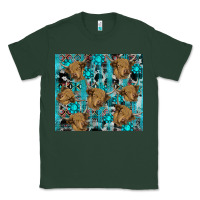 Sports Green western aztec highland cow Classic Tee - RanaPortraitStore