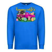 True Royal happy easter truck with farm animal Premium Sweatshirt - Neo Western