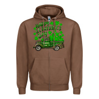 Chestnut happy st. patricks day shamrock farm truck Zipper Hoodie - RanaPortraitStore
