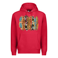 Cardinal western brushstrokes Premium Hoodie - AdoDesignShop