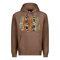 Chestnut western brushstrokes Premium Hoodie - AdoDesignShop